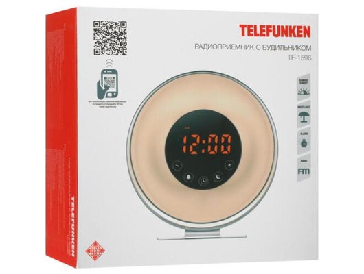 Настольные часы TELEFUNKEN TF-1596 белый